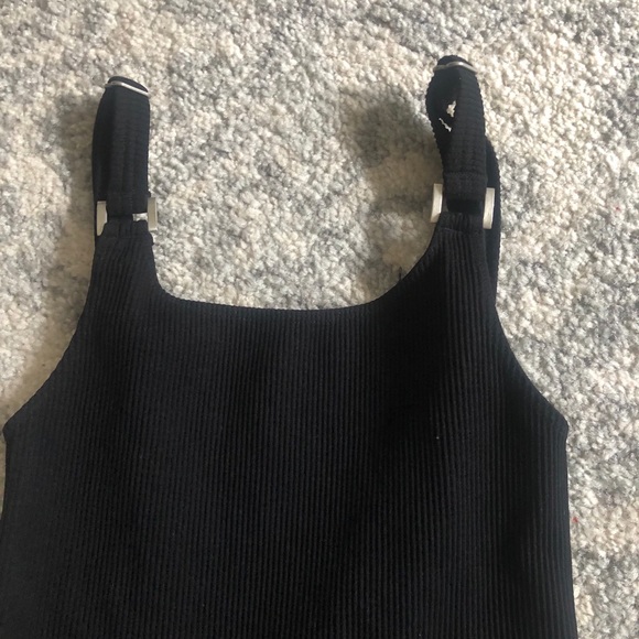 Urban Outfitters Black Ribbed Bodysuit - Picture 3 of 4
